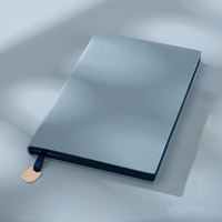 Cahiers de conception nouvelle, personnalisés, format A5, pour enregistrement de réunion, avec texture lychee, cuir souple, cahier exquis