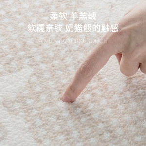 Tapis rond à motifs floraux en fibre de polyester épaissie pour la maison, salon, chambre, bureau, chaise, chevet - Product Image 5