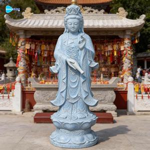 พระพุทธรูป<span class=keywords><strong>กวน</strong></span><span class=keywords><strong>อิ</strong></span><span class=keywords><strong>ม</strong></span>หินอ่อนสีขาวแบบกำหนดเอง ดีไซน์ธรรมชาติ สำหรับใช้งานกลางแจ้ง - Product Image 5