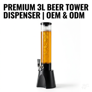 Dispensador de Bebidas Tipo Torre, Dispensador de Jugos de Mesa, Dispensador de <span class=keywords><strong>Cerveza</strong></span>, Servidor de Bebidas Frías para Fiestas - Product Image 5