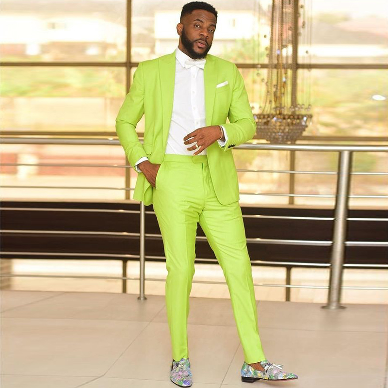 green emerald velvet dress OppoSuits Men's Suit - Neon Lucky Lime - Green