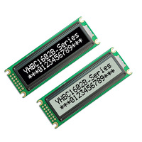 Mode vert jaune négatif industriel 1602 LCD 16x2 écran de caractères haute visibilité Module LCD universel 1602