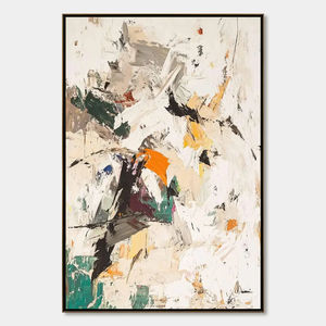 Dondurulmuş Koşu Dokulu Soyut Impasto Yağlıboya Tablosu Soyut Kanvas Modern Duvar Sanatı El Yapımı Resim Galeri Ev Duvarları Dekoru için - Product Image 5