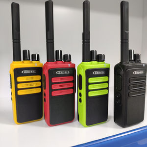 Redell Portable UHF <span class=keywords><strong>Radio</strong></span> bidirectionnelle talkie-walkie 20km longue portée avec écran rouge vert jaune noir équipement de garde de sécurité - Product Image 4
