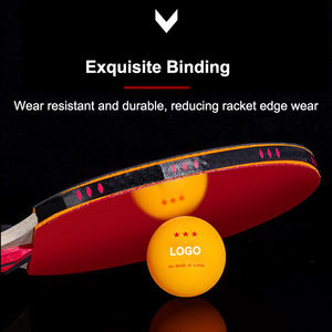 Ensemble de raquettes de tennis de table <span class=keywords><strong>Senston</strong></span>, 2 raquettes premium et 3 balles de tennis de table, caoutchouc éponge souple, le moins cher - Product Image 5