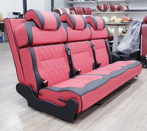 Asiento Cama Giratorio Reversible para Autocaravana, Función Convertible, Personalizable, 1 o 4 Asientos, Múltiples Opciones de Color, Cuero Impermeable para Autocaravana - Product Image 3