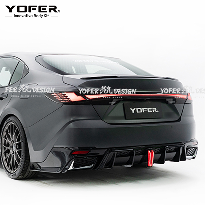 YOFER トヨタ カムリ 9代目 2024-2025 リアディフューザー バンパー