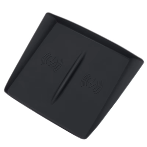 Tappetino di Ricarica Wireless per <span class=keywords><strong>Tesla</strong></span> <span class=keywords><strong>Model</strong></span> <span class=keywords><strong>3</strong></span> Y S X, Kit Interno in Silicone per Console Centrale 30x20x10cm, Tappetino Antiscivolo per Ricarica Wireless - Product Image 3