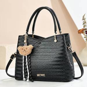 Wholesale New Fashion PU Leather Women Shoulder Crossbody Bag Luxury Women's Handbags for Women Ladies Tote Bags - Product Image 5