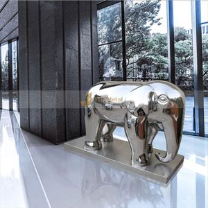 Installation de sculpture en acier inoxydable EX999 pour projets d'art public urbain - Product Image 6