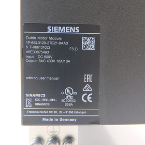โมดูลมอเตอร์คู่ Sinamics 6sl3120-2te21-8aa3 ต้นฉบับ ตัวควบคุมการเขียนโปรแกรม PLC สำหรับอุตสาหกรรม 64 I/O 220-240V - Product Image 2