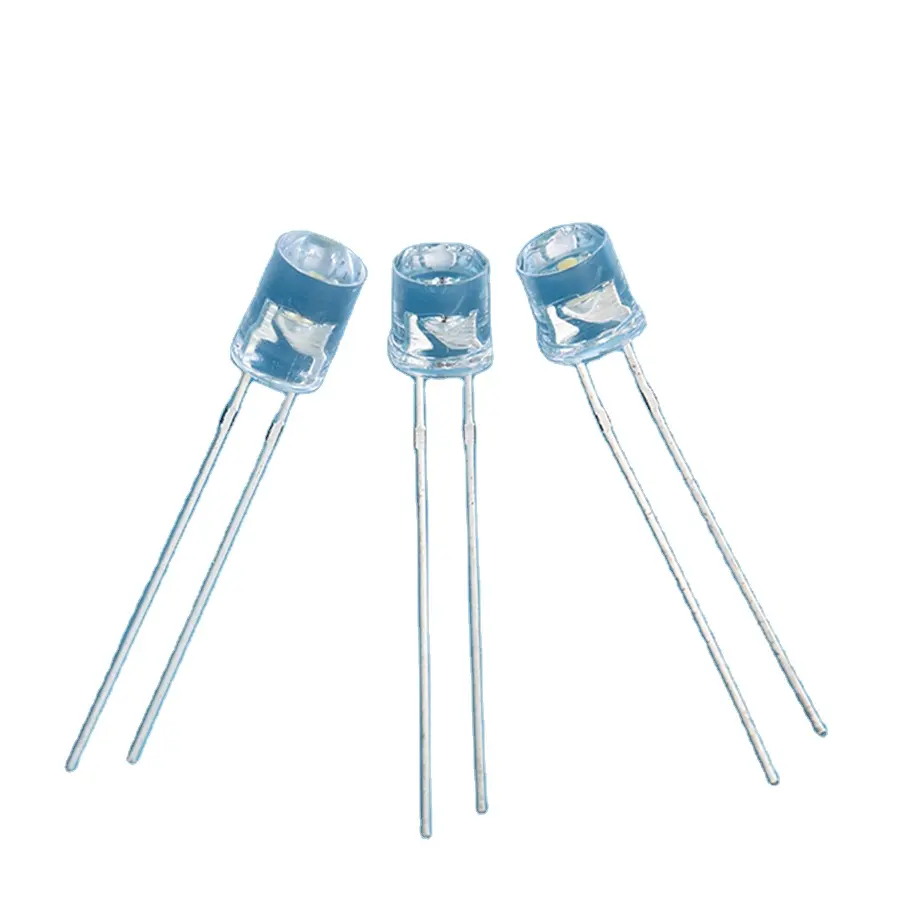 Thông qua các lỗ màu đỏ nhấp nháy dẫn Diode 3mm 5mm loại tín hiệu với 5V Max. Reverse volta