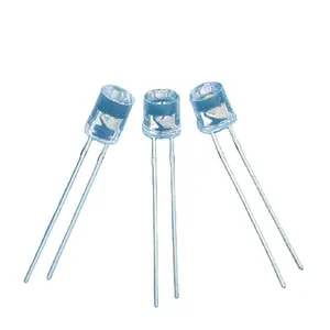 Flat Top tín hiệu Diode LED 3 mét 5 mét 8 mét 10 mét Độ dày 0.06 Wát ánh sáng phát ra 5V Max đảo ngược volta thông qua lỗ trường hợp bao bì