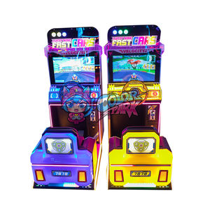 Máquina de Carreras Arcade de un Solo Asiento Colorful Park - <span class=keywords><strong>Simulador</strong></span> de Carreras de Dibujos Animados Colorido, Funciona con Monedas, con Aceptador de Billetes, para Uso en Interiores - Product Image 6