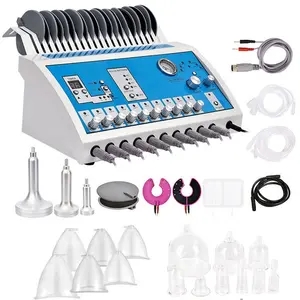 Tientallen Ems Machine Spierstimulator Stimulatie Ems Afslanken Lichaam Vormgeven Borstmassageapparaat Elektronische Vacuüm Cupping Machine