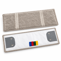 Recharge de serpillière à poche en microfibre personnalisée, à rivets, pour usage humide et sec, pour l'entretien des sols d'hôtels et d'hôpitaux, directement de l'usine