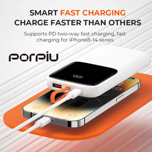 Xách tay 10000mAh <span class=keywords><strong>Mini</strong></span> ngân hàng điện công suất cao 22.5 Wát siêu nhanh sạc LED hiển thị biểu tượng tùy chỉnh ngân hàng điện - Product Image 4