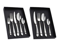 Haute qualité et plat en acier inoxydable dîner gens or couverts ensemble cuillère fourchette couteau