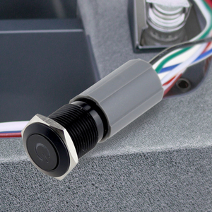 <span class=keywords><strong>12V</strong></span> IP67 mức độ không thấm nước thép không gỉ nhôm Oxit kim loại đẩy nút chuyển đổi 1no1nc phẳng đầu điện logo 1no1nc tính năng - Product Image 3