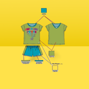 Haut tendance pour grandes filles avec ensemble court conçu pour les enfants actifs offrant confort et style parfait pour un usage quotidien et les jeux - Product Image 6