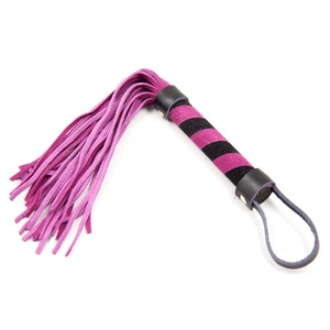 BDSM Bondage Real หนังนิ่มหนัง Flogger Bull แส้สำหรับผู้ใหญ่เล่น - Product Image 5