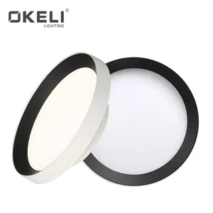 Okeli Slanke Ultra Dunne Binnenverlichting Aluminium Smd 15W 24W 36W 48W Ronde Led Panel Licht