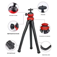 Trépied flexible intelligent Octopus Selfie pour téléphone, support en aluminium pour appareil photo, projecteur, stabilisateur de cardan portable pour extérieur et bureau