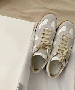 सबसे लोकप्रिय आरामदायक जूते प्रशिक्षण के लिए मोटी Outsole के फीता असली लेदर स्नीकर्स पुरुषों - Product Image 6