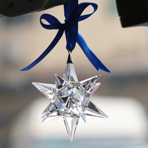 Adorno de Estrella de Cristal Brillante para Decoración Colgante de Árbol de Navidad - Product Image 3