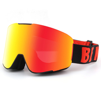 Lunettes de snowboard WHALE Sports Outdoor Travel avec logo personnalisé, triple couche de verres anti-buée UV400 pour hommes et femmes