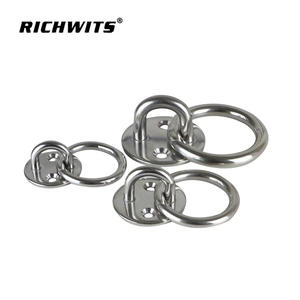 Stainless Steel 304/316 Ratchet Buckles Round Eyeplate <b>Awning</b> Fastener with Ring Boat Bolt Seat with Ring - Product Image 4