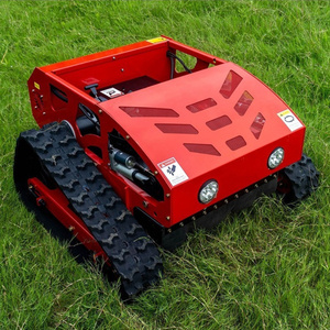 Tondeuse à gazon robotisée chinoise nouvelle conception, autopropulsée, sur chenilles, 225cc, essence, télécommande automatique - Product Image 1