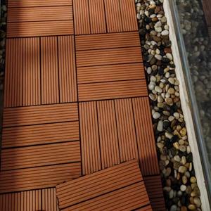 Factory Direct Exterior Terrace Decking Waterproof DIY WPC Outdoor <b>Interlocking</b> Flooring Deck <b>Tiles</b> - Product Image 5