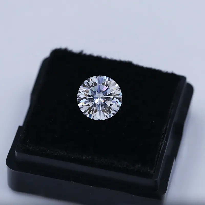 Đá Moissanite Lỏng Cắt Tròn Rực Rỡ VVS Không Màu D Trồng Trong Phòng Thí Nghiệm 1ct Bán Sỉ Theo Nhà Sản Xuất