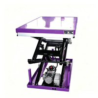 Plateforme élévatrice à ciseaux électrique hydraulique fixe pour entrepôt, mini, petite, hauteur de levage 4m 2m