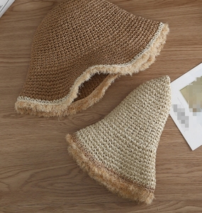 <span class=keywords><strong>Gorra</strong></span> de cubo plegable <span class=keywords><strong>para</strong></span> playa de verano, sombrero de pescador fresco de hierba <span class=keywords><strong>para</strong></span> <span class=keywords><strong>mujer</strong></span>, sombrero de sombrilla de papel <span class=keywords><strong>tejido</strong></span> de paja de rafia de ganchillo <span class=keywords><strong>para</strong></span> <span class=keywords><strong>mujer</strong></span> - Product Image 5