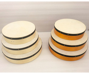 14/16/18 Inch Wooden Hand <b>Drum</b> Percussion Instrument for Party Music/Dance Performance Birthday Gift for Kids - Product Image 3