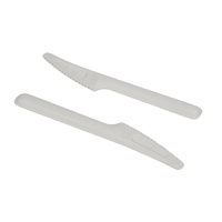Couteau à bagasse écologique Coutellerie à bagasse biodégradable jetable vente en gros