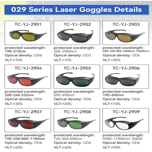 200nm-2000nm Laser Googles diodo Ndyag fibra Lasershair rimozione di protezione per <span class=keywords><strong>saldatura</strong></span> <span class=keywords><strong>occhiali</strong></span> di sicurezza CE EN207 - Product Image 2
