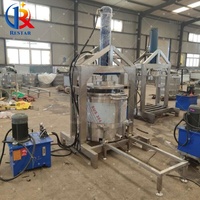 Hydraulische zware koude persmachine voor ananas, honing, kokosnoot, granaatappel en ander fruit (50L~500L) voor commercieel gebruik