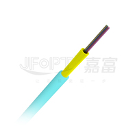 Kabel Trunk 24 Fiber OM3 MPO 2 x MPO-12 ke 2 x MPO-12 1m Kabel Patch Multimode untuk Pusat Data