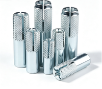 Cheville d'expansion en acier M6 M8 M10 M12, haute qualité, zinc bleu, cheville murale, OEM, grade 4.8