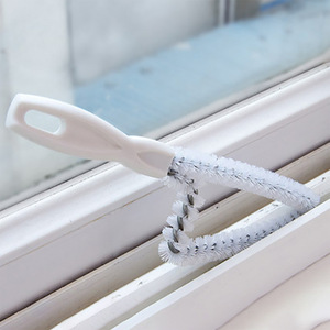 Triangular Window Brush Nylon Multi Functional For Cleaning <b>Gaps</b> And Grout - Product Image 2