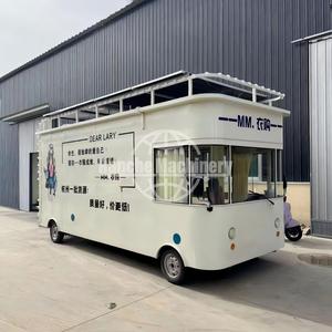 Remolque de Comida Móvil con Funciones Completas para Servicio de Snacks, Construcción de Acero Inoxidable, Personalizable - Product Image 3