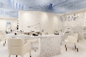 ไฟ LED ที่เน้นการออกแบบร้านทำเล็บแบบมินิมอลการปรับแต่งบริการการปรับปรุงตกแต่งภายในร้านความงาม - Product Image 2