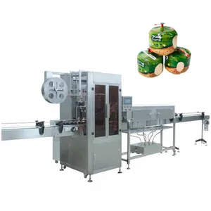 Peeling Coconut Plastic Film Heat Shrink Packing Wrapping Packaging Machine