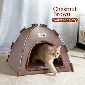 Summer <strong>Pet</strong> House Foldable Portable Cooling Mat <strong>Outdoor</strong> <strong>Tent</strong> Breathable Washable Cat Dog Bed - Product Image 3
