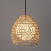 Lampe suspendue créative en rotin d'Asie du Sud-Est, faite à la main, style pastoral rural, pour chambre d'hôtes, salle à manger, balcon, projet de décoration
