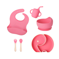 Bavoir d'alimentation pour bébé en silicone souple et imperméable de haute qualité alimentaire