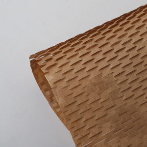 Brown Honeycomb <b>Paper</b> Recyclable Biodegradable Kraft <b>Paper</b> for Bouquet Wrapping-Thickened Grid <b>Pattern</b> Gift Packaging <b>Paper</b> - Product Image 1